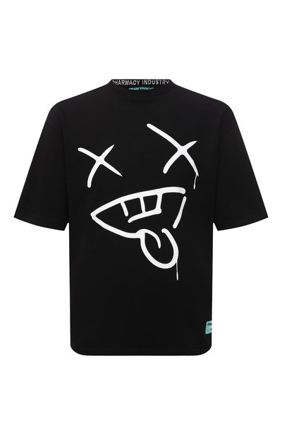 Хлопковая футболка PHARMACY INDUSTRY, арт. PHMSTMM327, фото 1