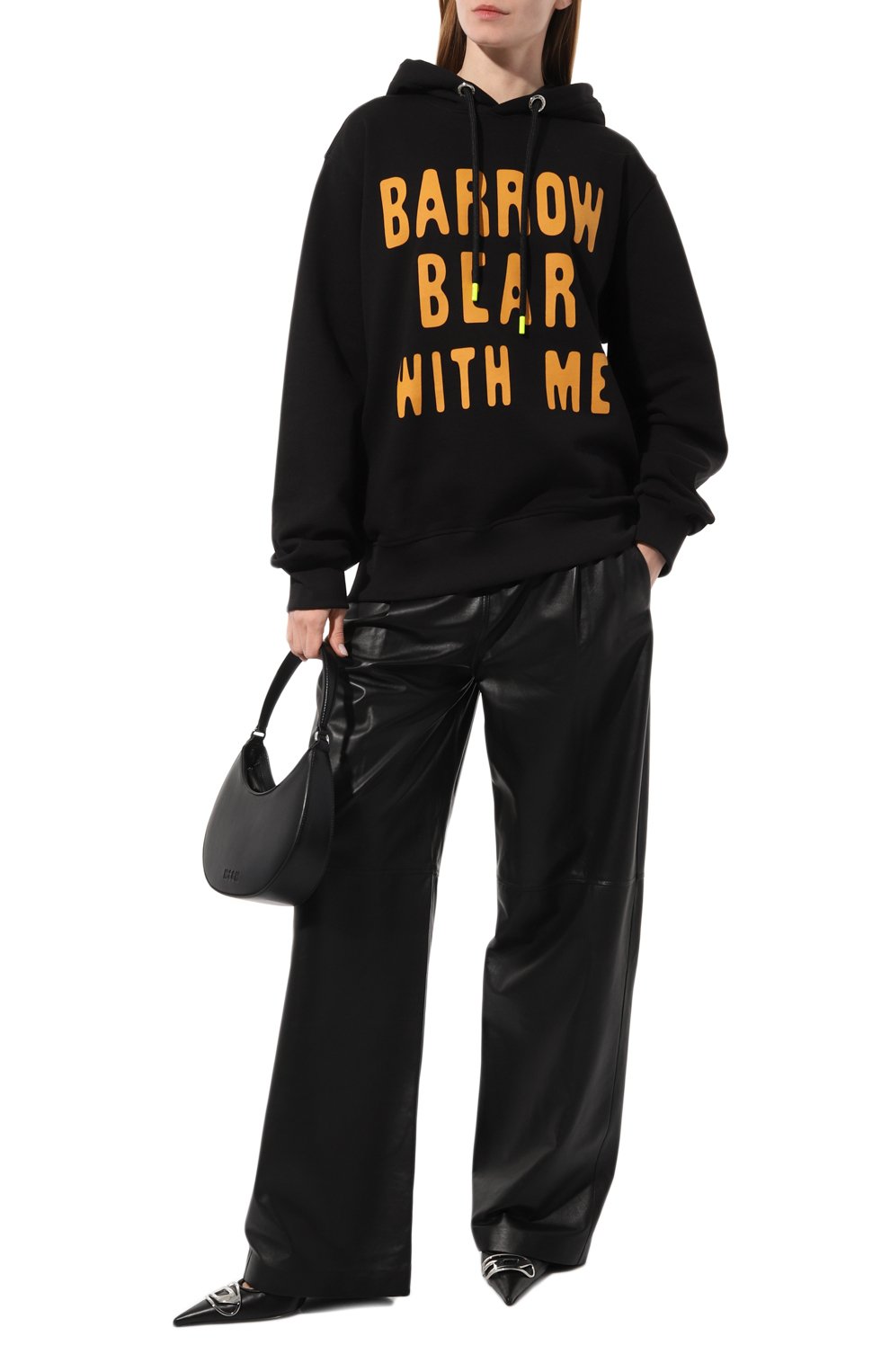 Хлопковое худи BARROW, арт. F3BWW0HS133, фото 2