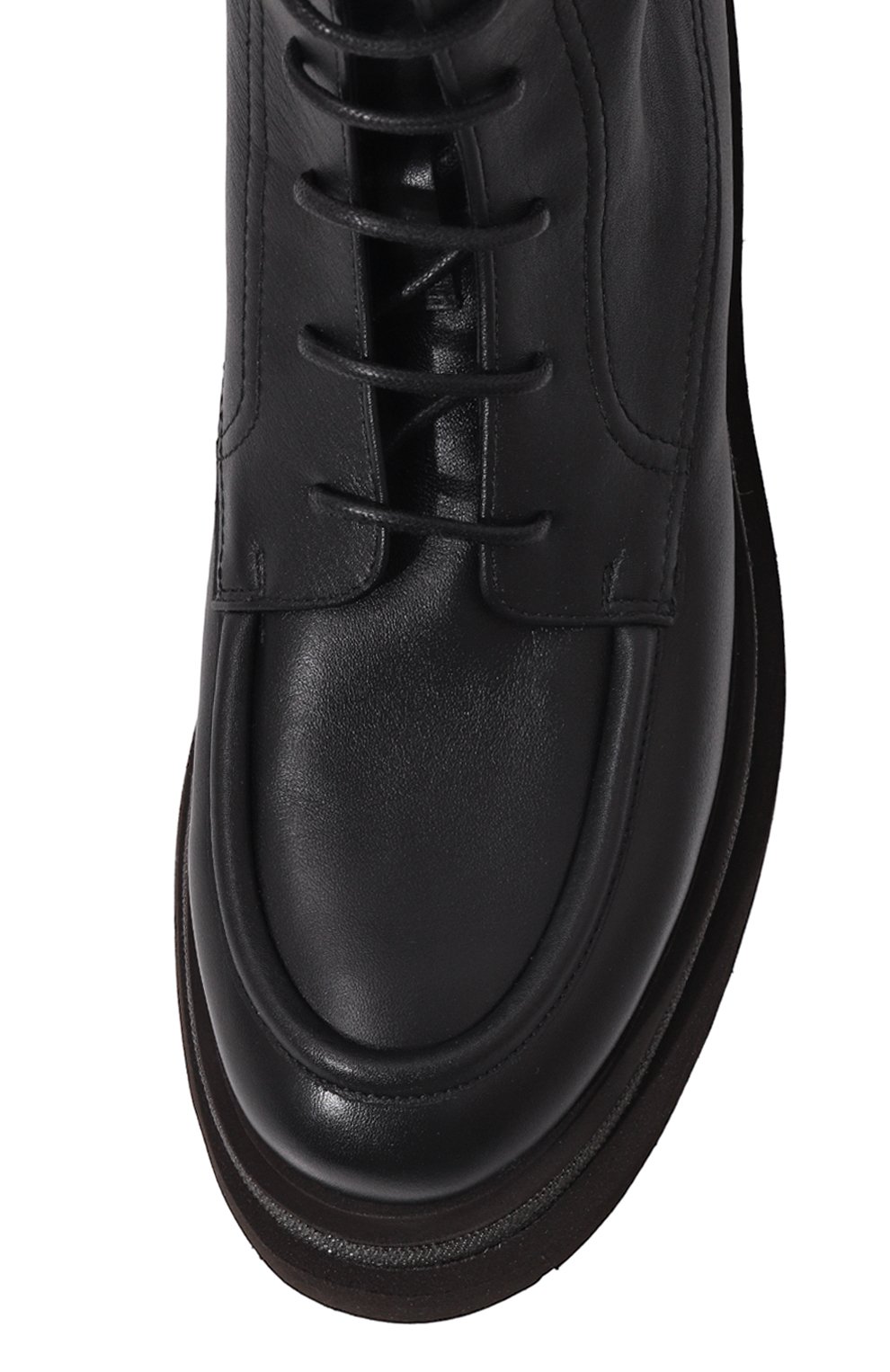 Кожаные ботинки BRUNELLO CUCINELLI черного цвета по цене 214000 руб., арт. MZGLG2390, фото 6 Кожаные ботинки BRUNELLO CUCINELLI, арт. MZGLG2390, фото 6