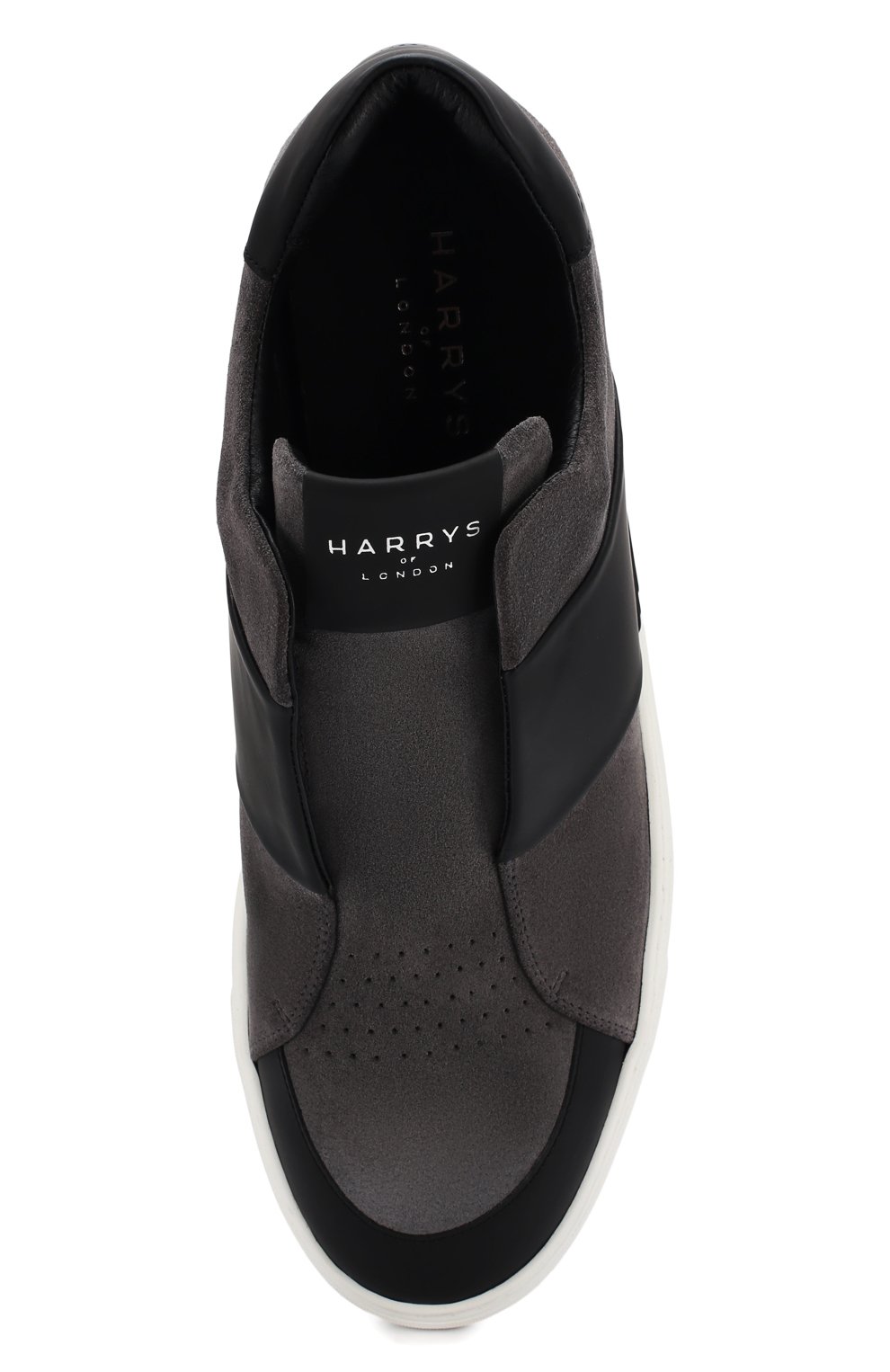 Замшевые кеды HARRYS OF LONDON, арт. B0LT SUEDE/TECH LEATHER/CG, фото 5