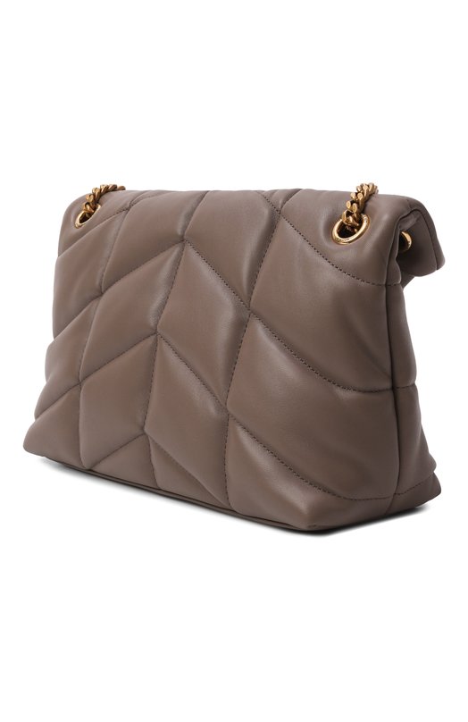 Сумка Puffer small Saint Laurent 577476/1EL07 Коричневый  577476/1EL07 Фото 4