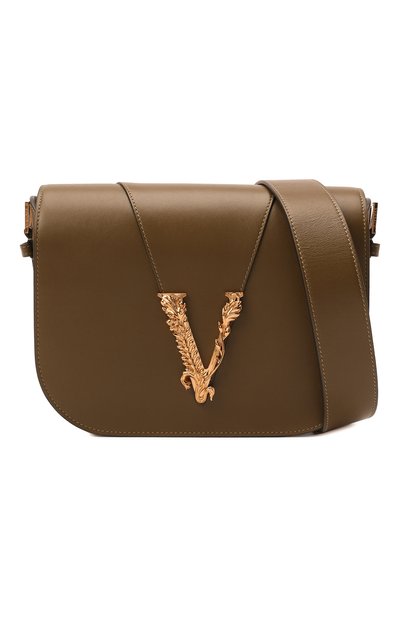 Сумка virtus VERSACE хаки цвета по цене 265000 руб., арт. DBFH316/D5VIT, фото 5 Сумка virtus VERSACE, арт. DBFH316/D5VIT, фото 5