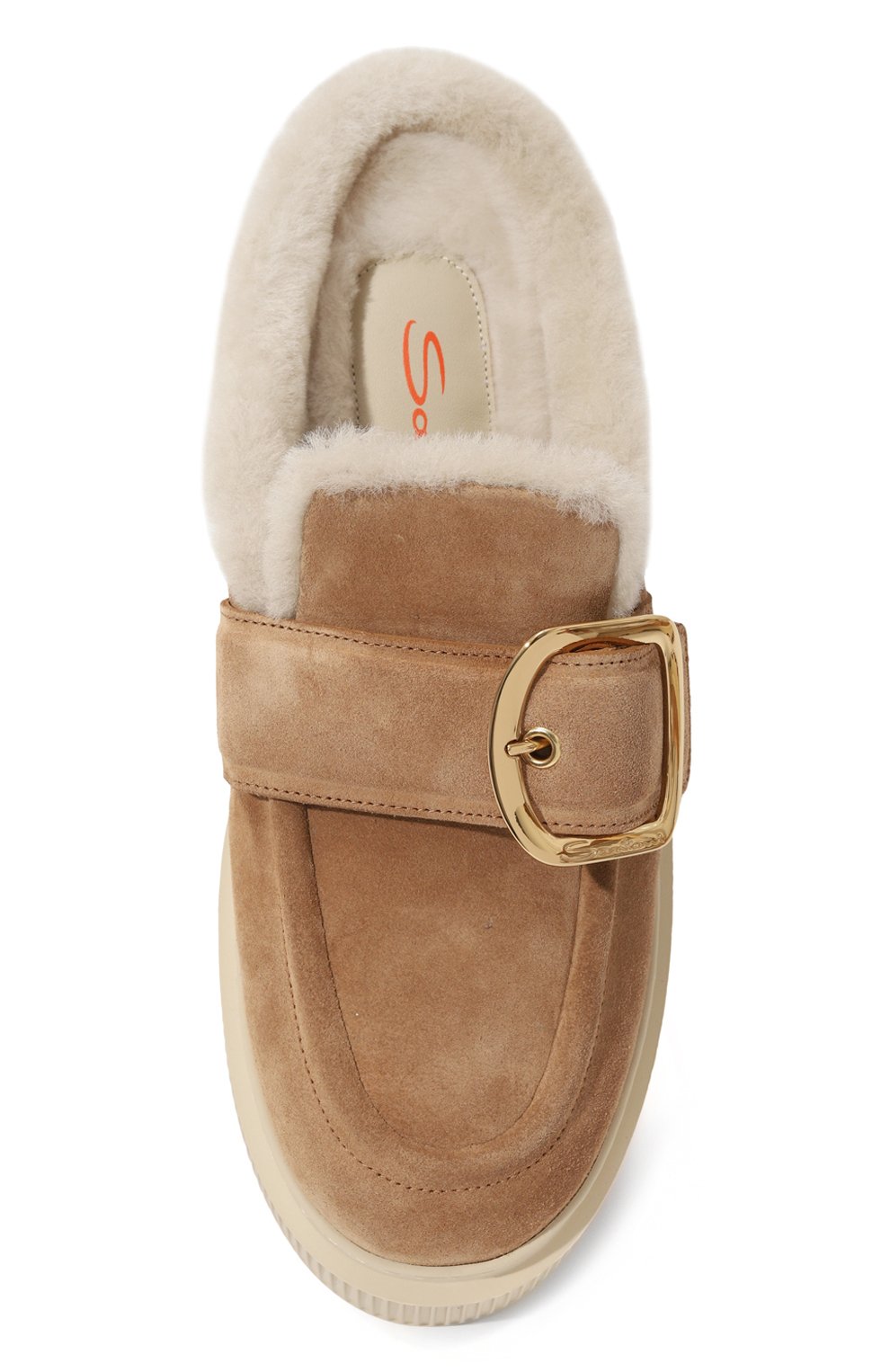 Замшевые сабо SANTONI, арт. WUHG71292GA2APYL, фото 6