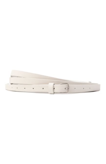 Женский кожаный ремень ANN DEMEULEMEESTER белого цвета, арт. B0012593/LT128 | Фото 1 (Нос: Не проставлено; Материал: Натуральная кожа; Автоматизация состава: Проставлено)