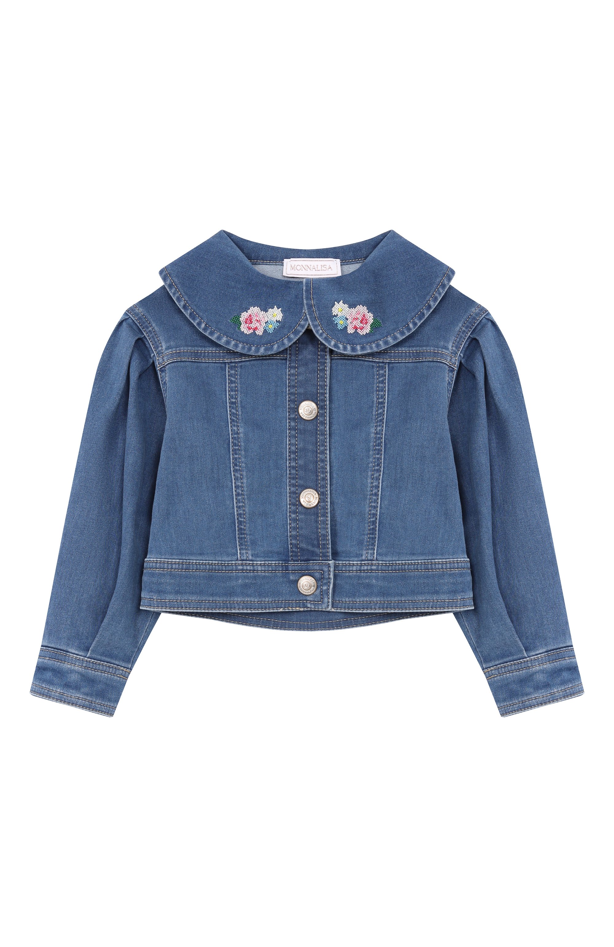 Джинсовая куртка MONNALISA, арт. 39G101, фото 1