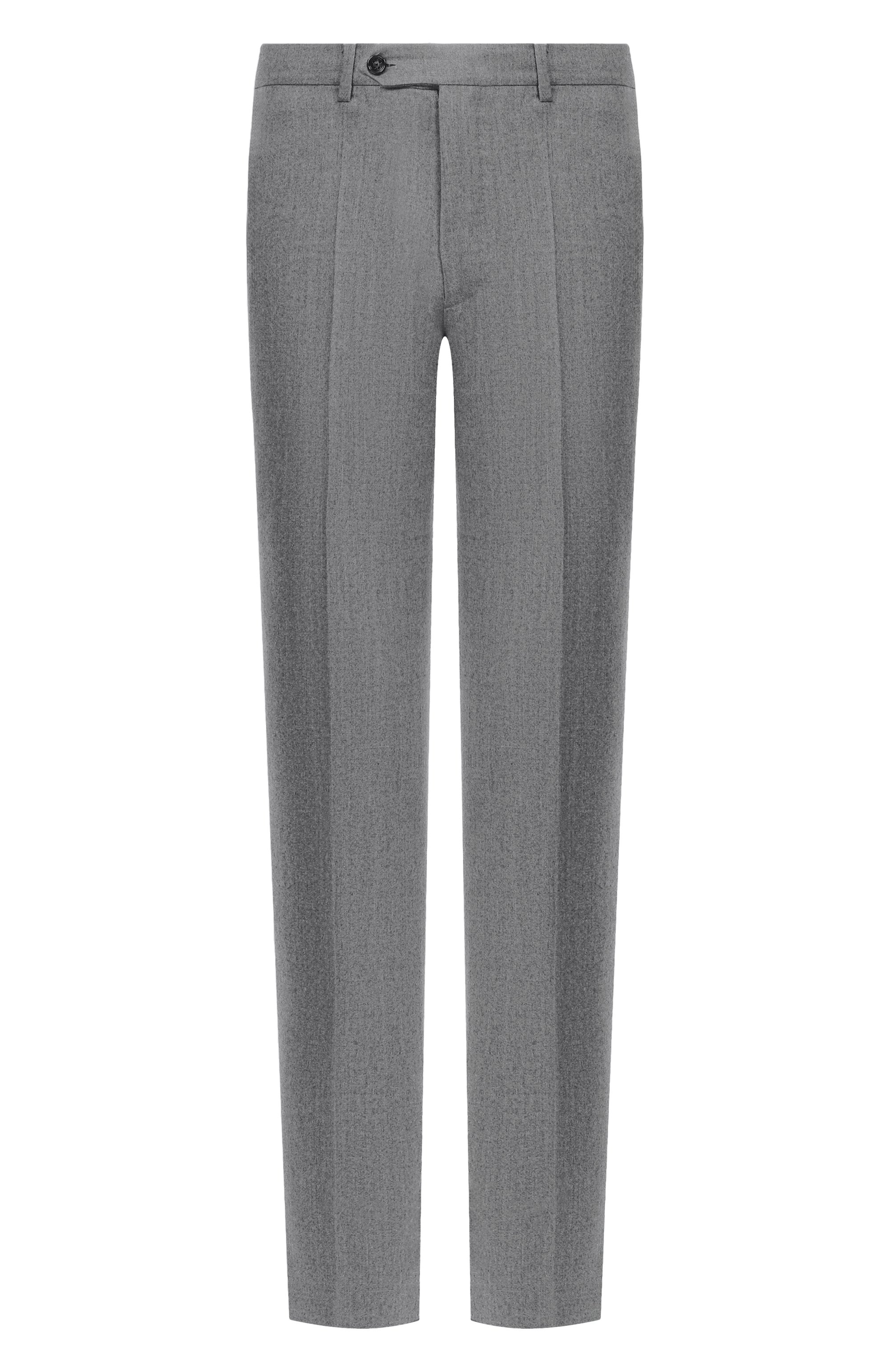 Брюки из шерсти и шелка BERWICH серого цвета по цене 62950 руб., арт. VULCAN0 195/DR1483, фото 1 Брюки из шерсти и шелка BERWICH, арт. VULCAN0 195/DR1483, фото 1