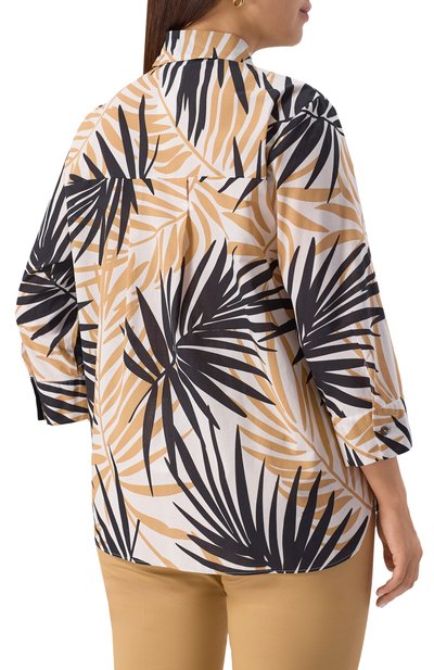 Хлопковая рубашка PERSONA BY MARINA RINALDI, арт. RAID, фото 4