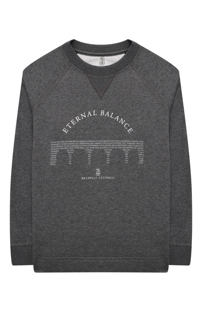 Хлопковый свитшот BRUNELLO CUCINELLI, арт. BM836E177B