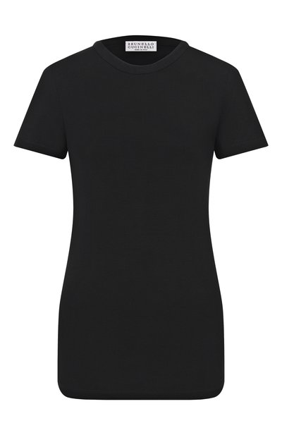 Женская хлопковая футболка BRUNELLO CUCINELLI, арт. M0T18B0170