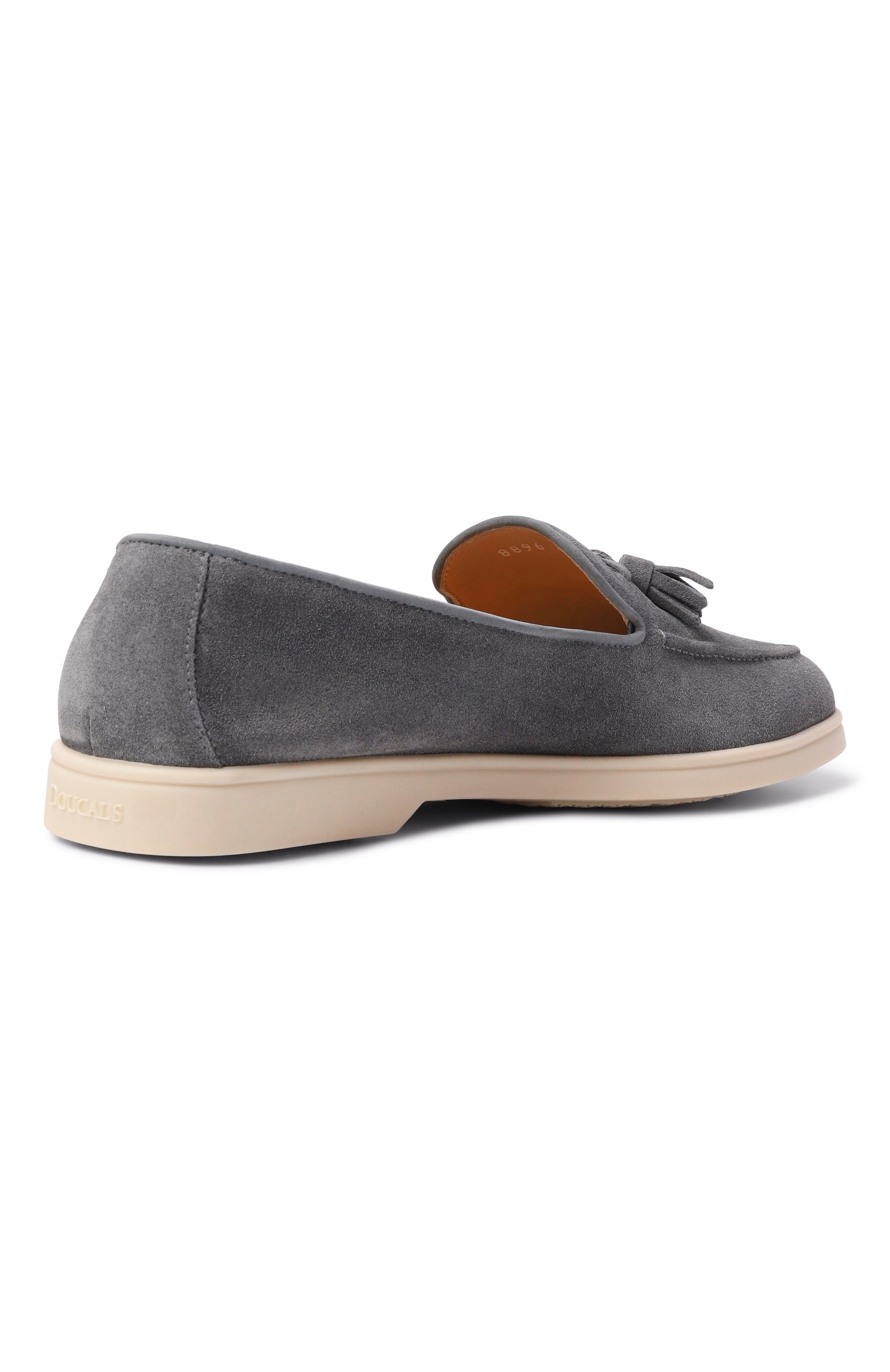 Замшевые лоферы DOUCAL'S голубого цвета по цене 49950 руб., арт. DD8896J0ANUY229G, фото 5 Замшевые лоферы DOUCAL'S, арт. DD8896J0ANUY229G, фото 5