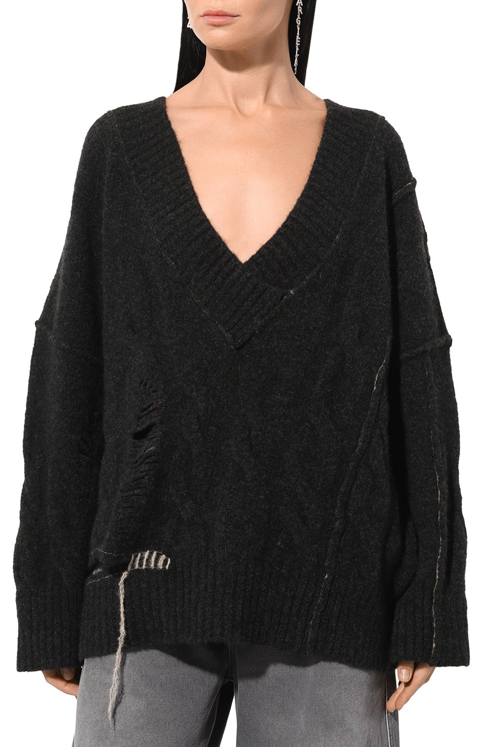 Шерстяной пуловер ISABEL BENENATO, арт. DK702F24, фото 3