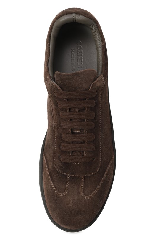 Замшевые кеды Corneliani 26TM59-2620932 Коричневый  26TM59-2620932 Фото 6