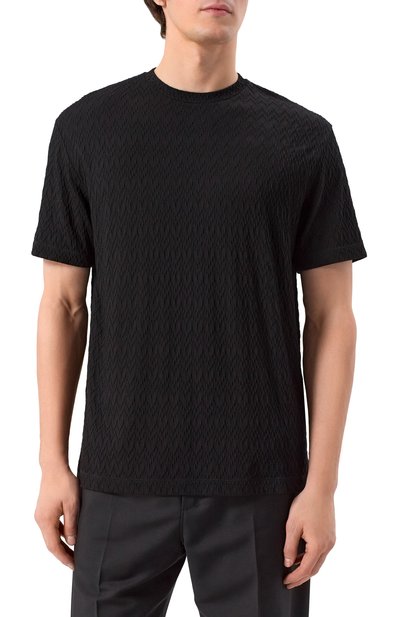 Футболка из вискозы и кашемира GIORGIO ARMANI, арт. GM001107/AF14800, фото 3