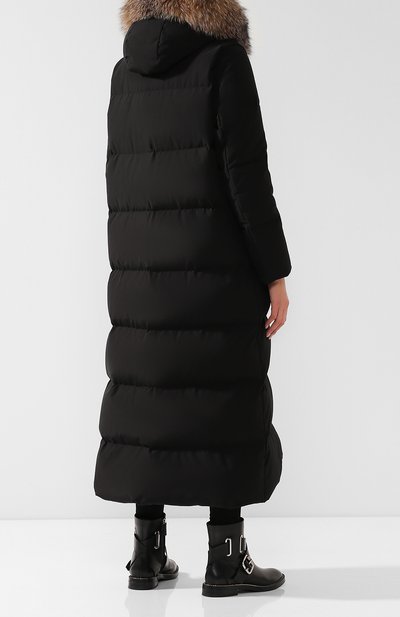 Пуховик с меховой отделкой капюшона MONCLER, арт. D2-093-49396-25-57843, фото 4