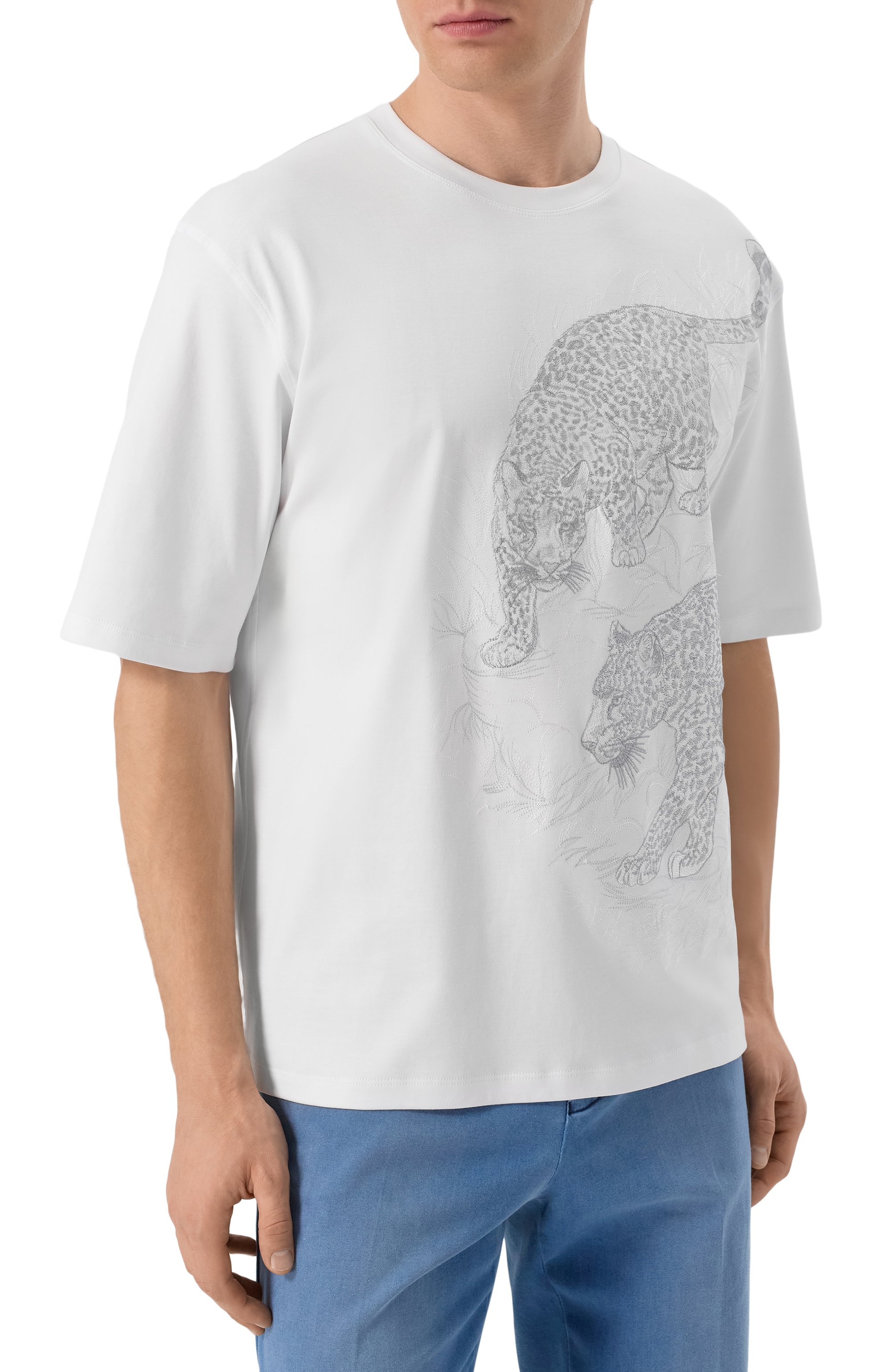 Хлопковая футболка STEFANO RICCI, арт. MNH5204430/LUXT, фото 3