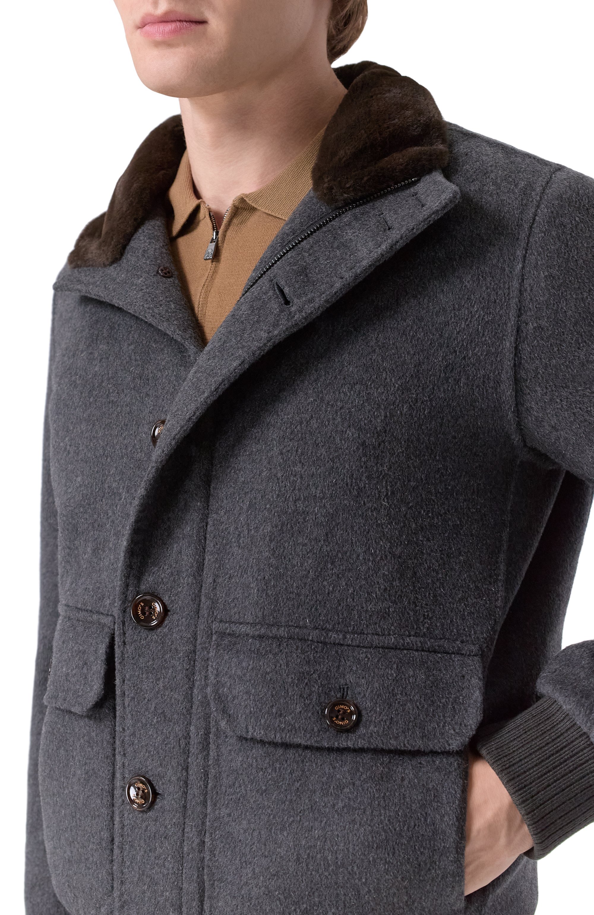 Бомбер из шерсти и вискозы GIMO'S, арт. 5W20.U.020.605, фото 5