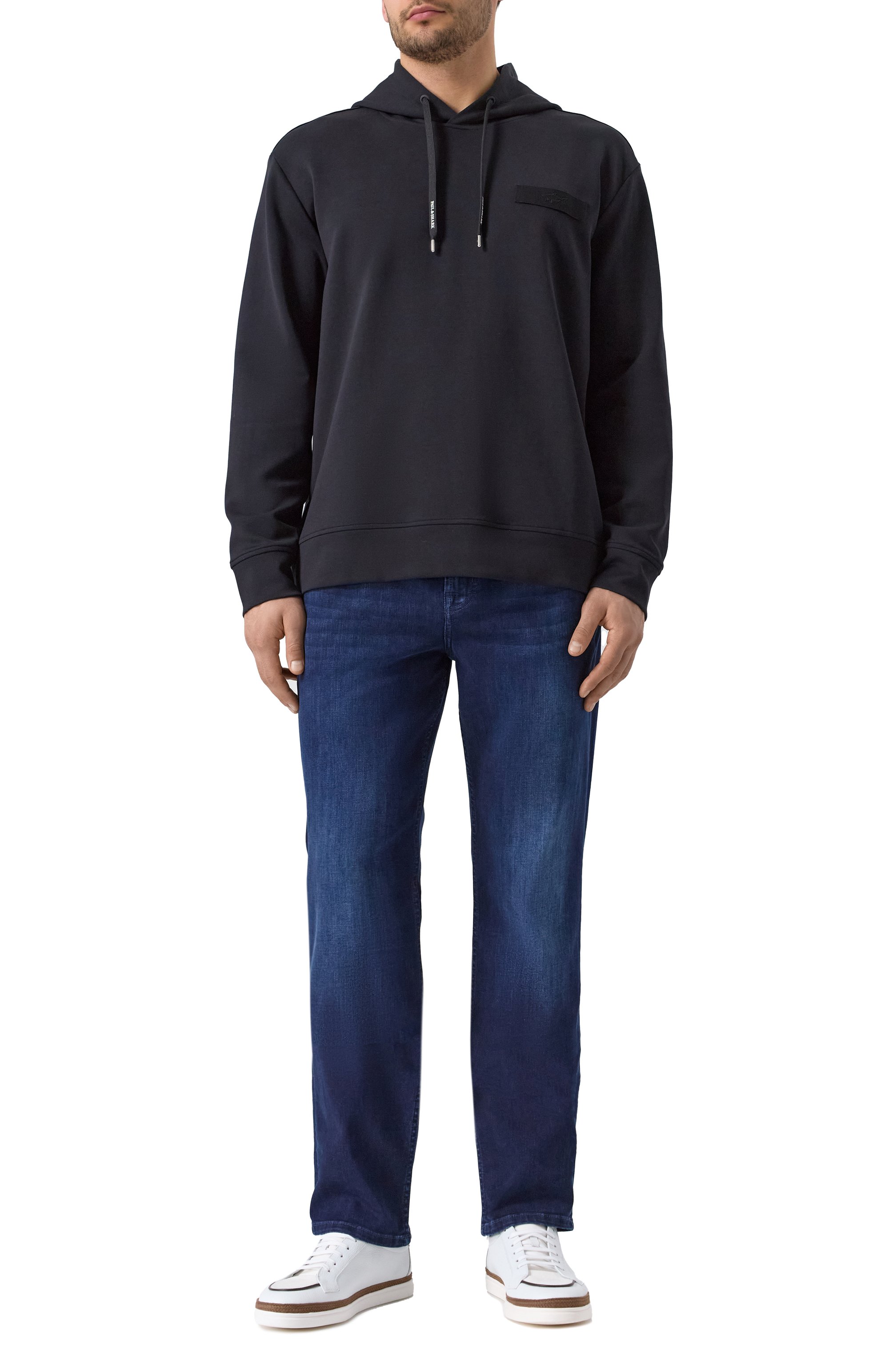 Худи PAUL&SHARK черного цвета по цене 43950 руб., арт. 25411849/XXL, фото 2 Худи PAUL&SHARK, арт. 25411849/XXL, фото 2