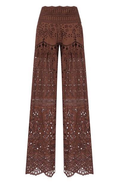 Женский хлопковые брюки ERMANNO SCERVINO, арт. D464P601FDRXT