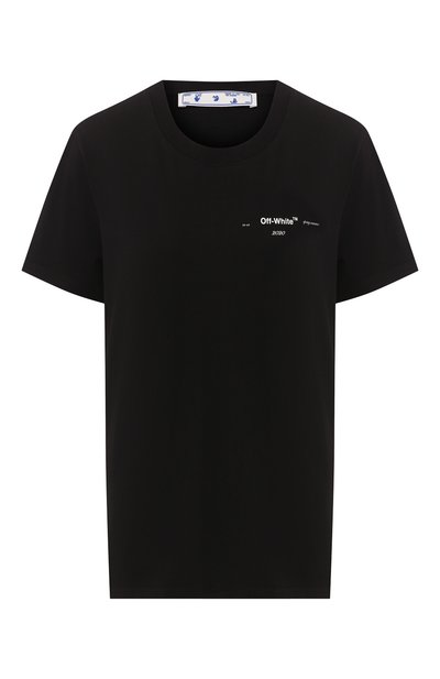 Женская хлопковая футболка OFF-WHITE, арт. 0WAA049S20JER0101084