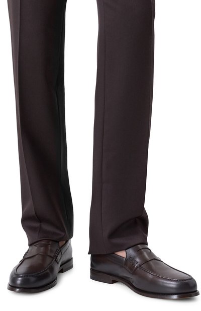 Кожаные пенни-лоферы DOUCAL'S, арт. DU3397MARIUY259T, фото 3