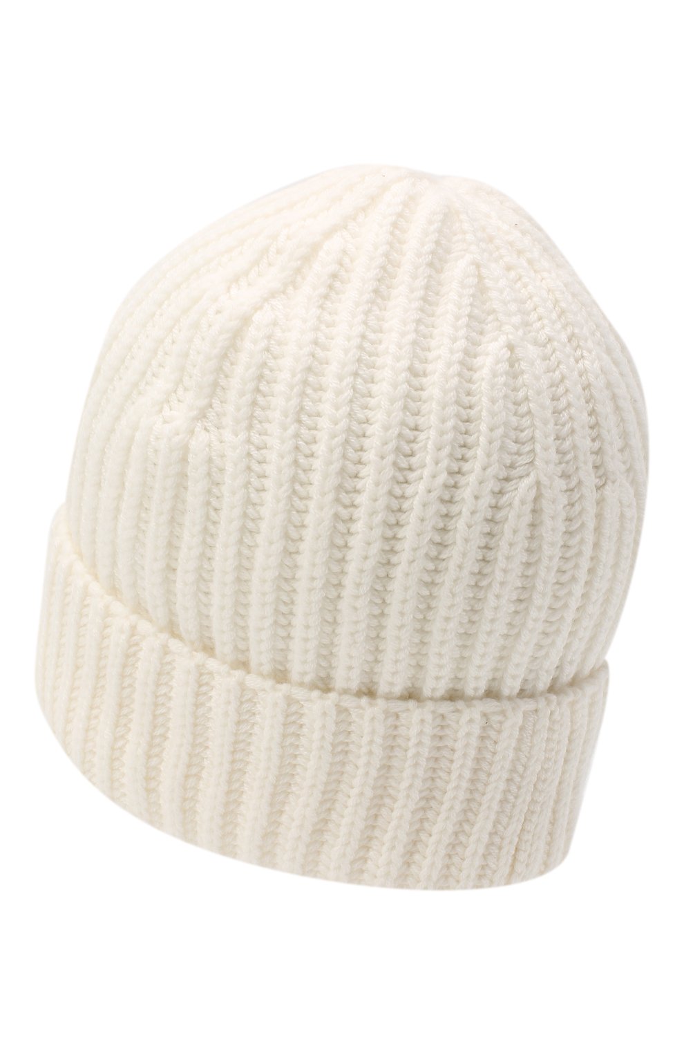 Кашемировая шапка LORO PIANA белого цвета по цене 58150 руб., арт. FAL4842, фото 2 Кашемировая шапка LORO PIANA, арт. FAL4842, фото 2