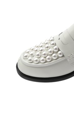 Кожаные лоферы sirene MACH & MACH, арт. PF24-S0776-30-CLF-WHT, фото 1