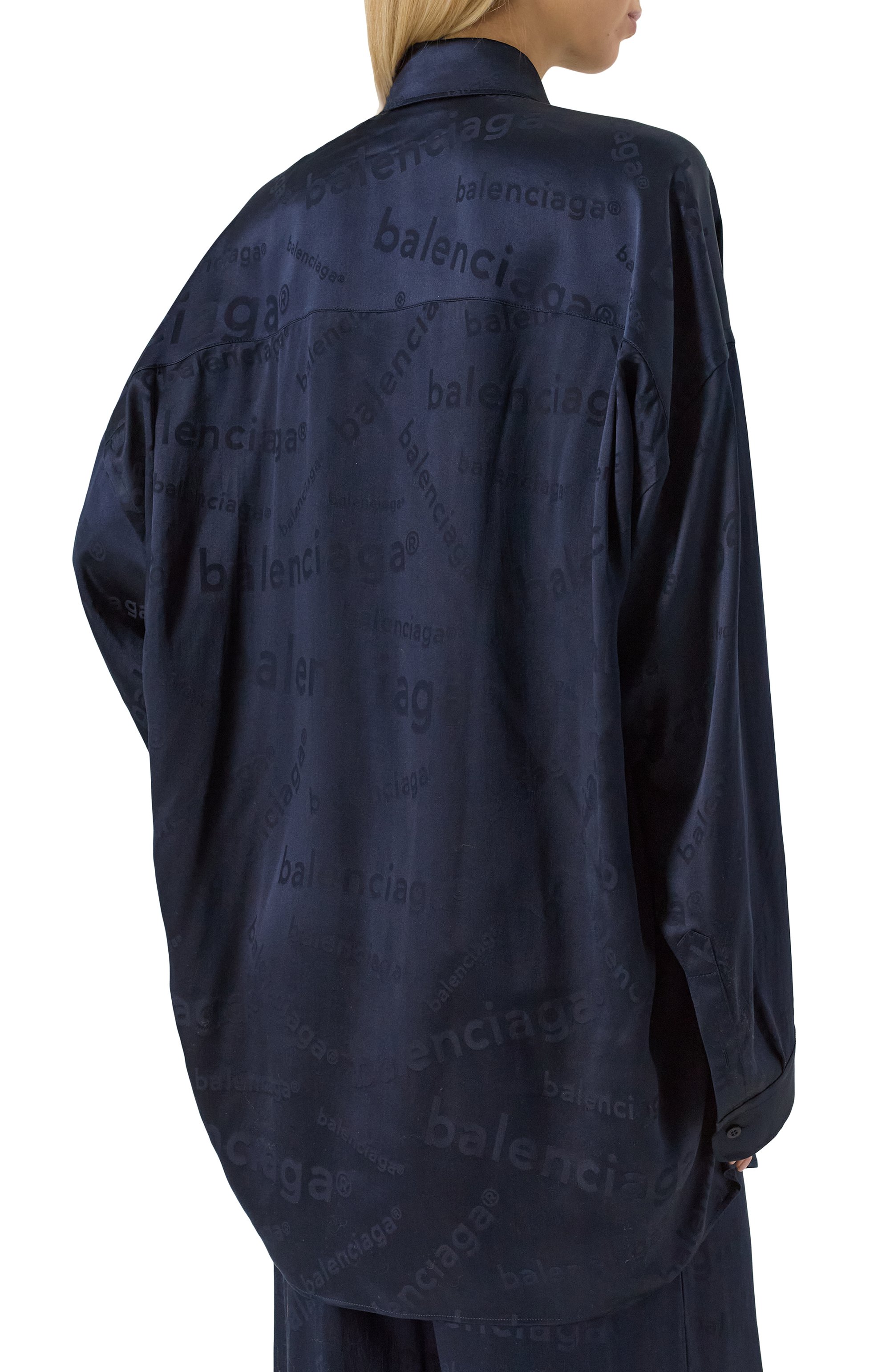 Атласная рубашка BALENCIAGA, арт. 773300/TRN04, фото 4