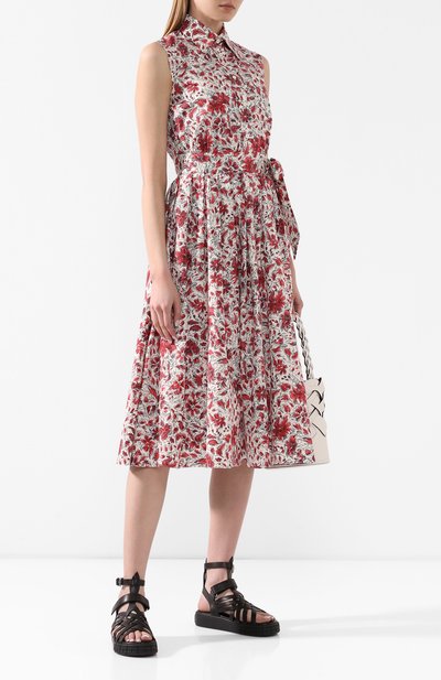 Кожаные сандалии PRADA, арт. 1X958L-248-F0002-30, фото 2