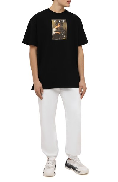 Хлопковая футболка OFF-WHITE, арт. 0MAA038F21JER005, фото 2
