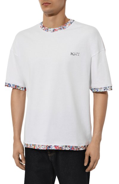 Хлопковая футболка KITON, арт. UMM052701, фото 3