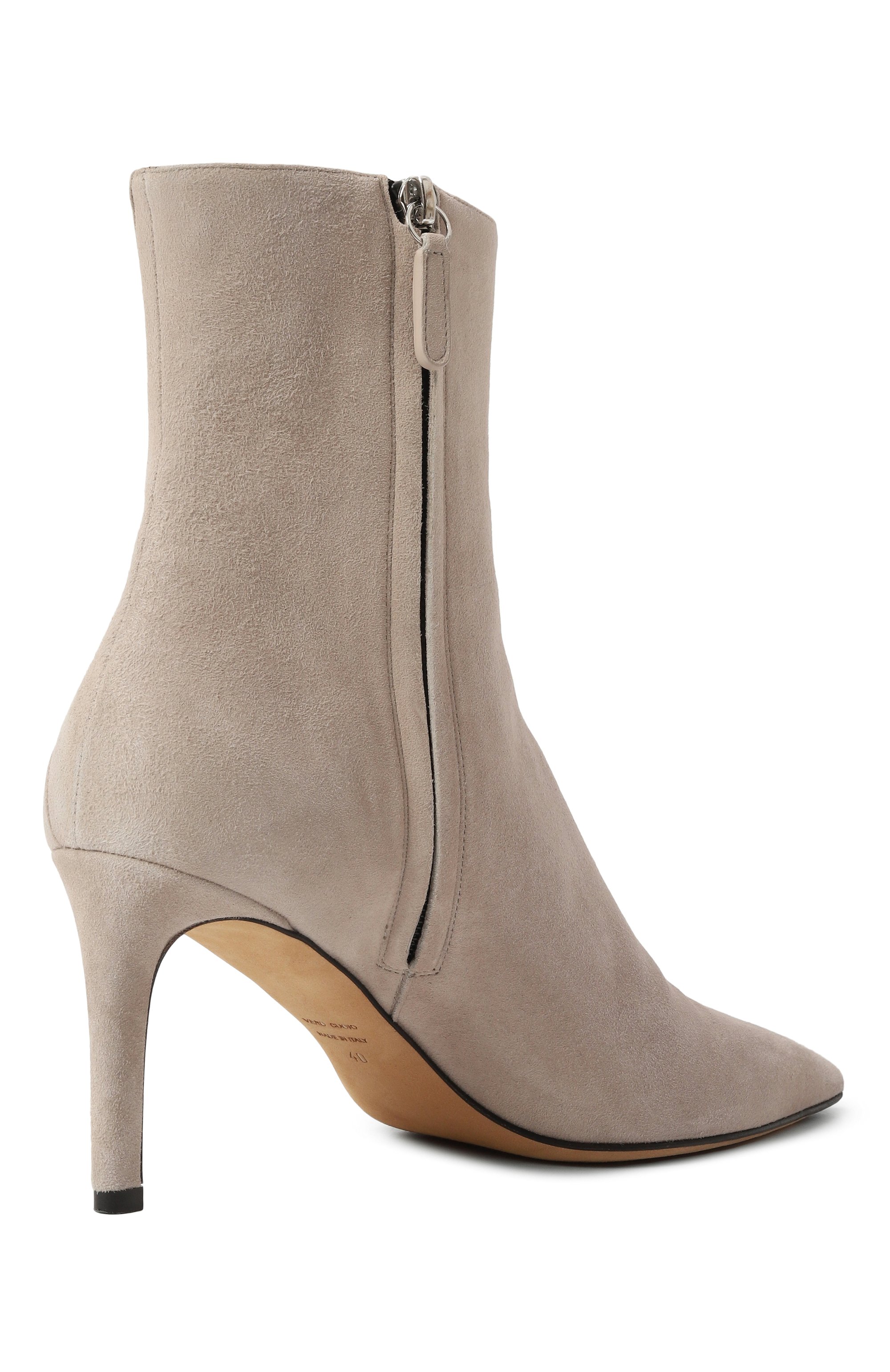 Замшевые ботильоны KITON, арт. D56823K0525F03, фото 5