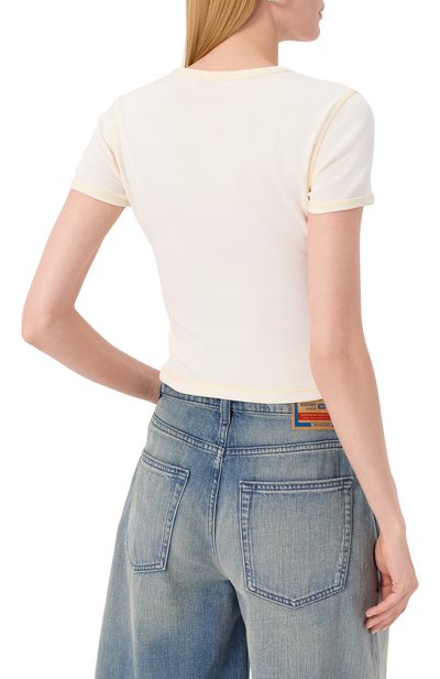 Хлопковая футболка DIESEL, арт. A12836/0SQAD, фото 4