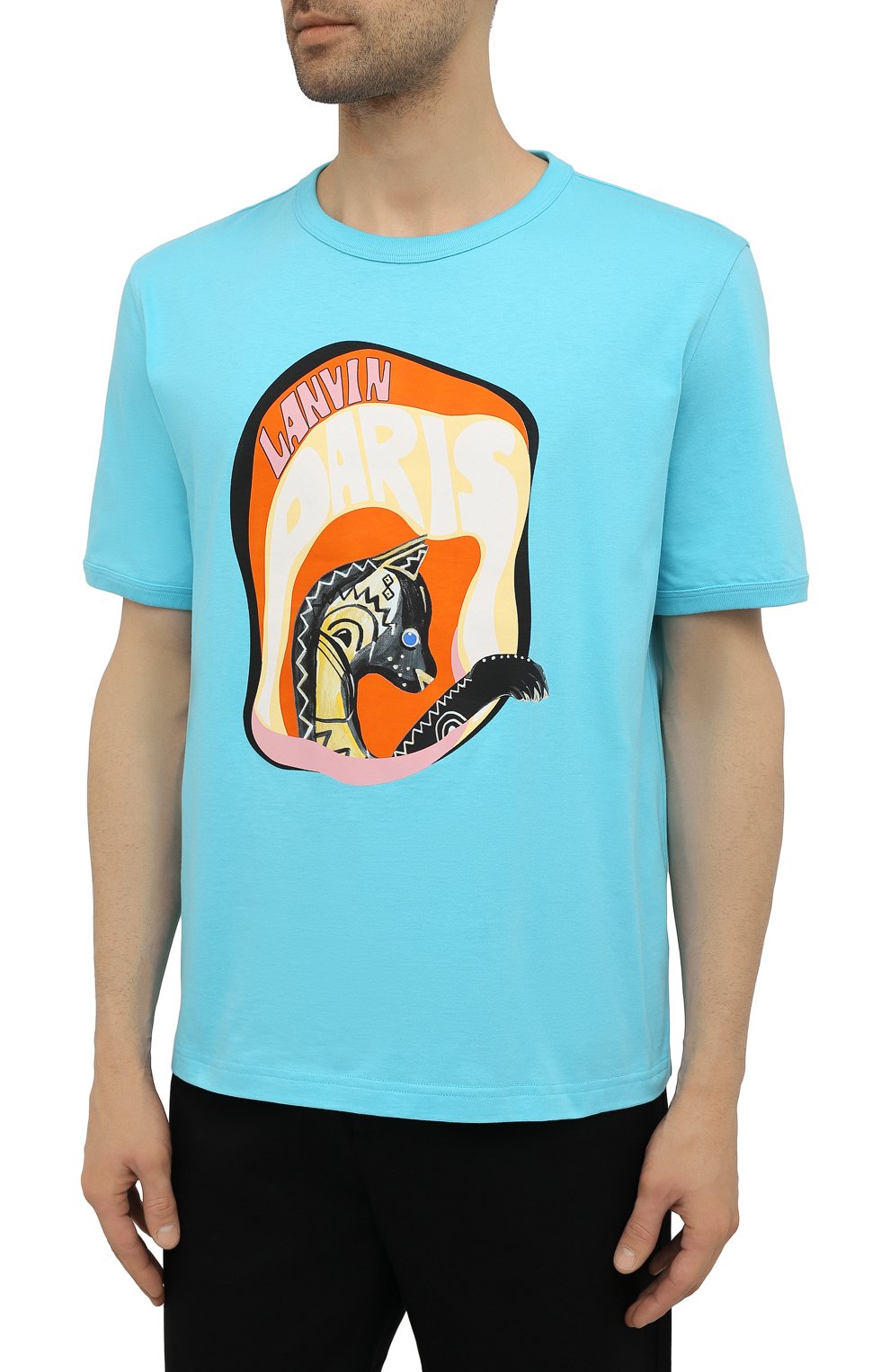 Хлопковая футболка LANVIN, арт. RM-TS0010-J009-E21, фото 3