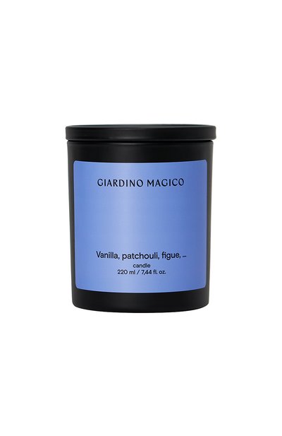 Парфюмированная свеча vanilla, patchouli, figue (220ml) GIARDINO MAGICO, арт. 4640200325075
