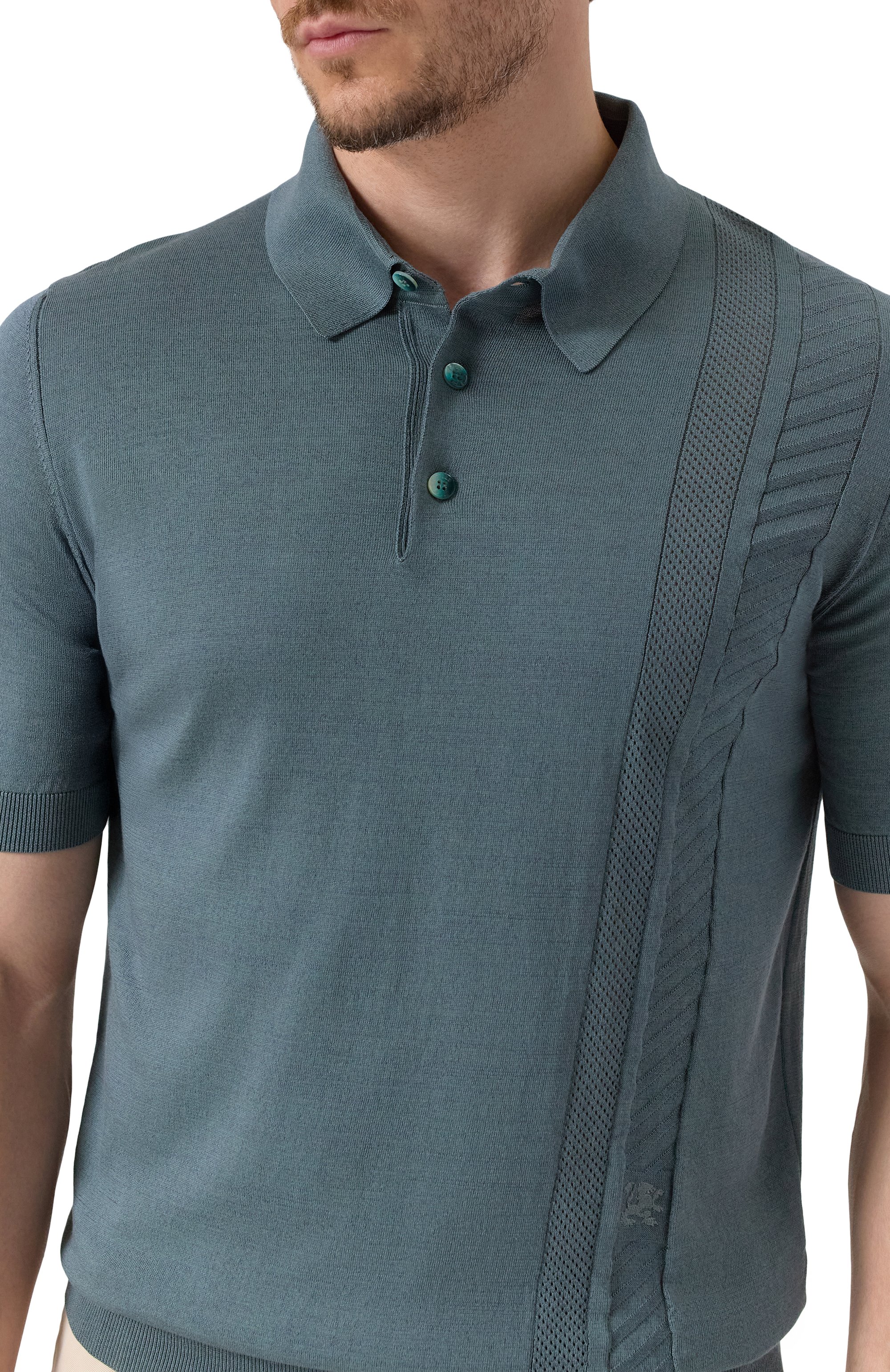 Поло из хлопка и шелка ZILLI, арт. KBP002M0142VFWS00, фото 5