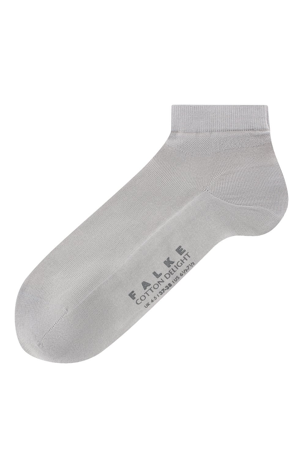 Хлопковые носки cotton delight FALKE серого цвета по цене 1400 руб., арт. 47555_, фото 1 Хлопковые носки cotton delight FALKE, арт. 47555_, фото 1