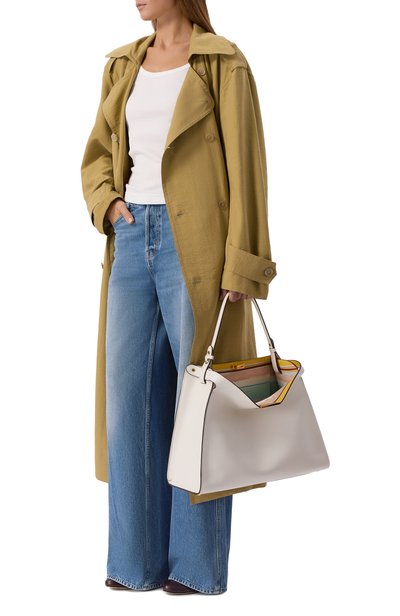 Сумка way medium FENDI кремового цвета по цене 569500 руб., арт. 8BN369/AY5B, фото 3 Сумка way medium FENDI, арт. 8BN369/AY5B, фото 3
