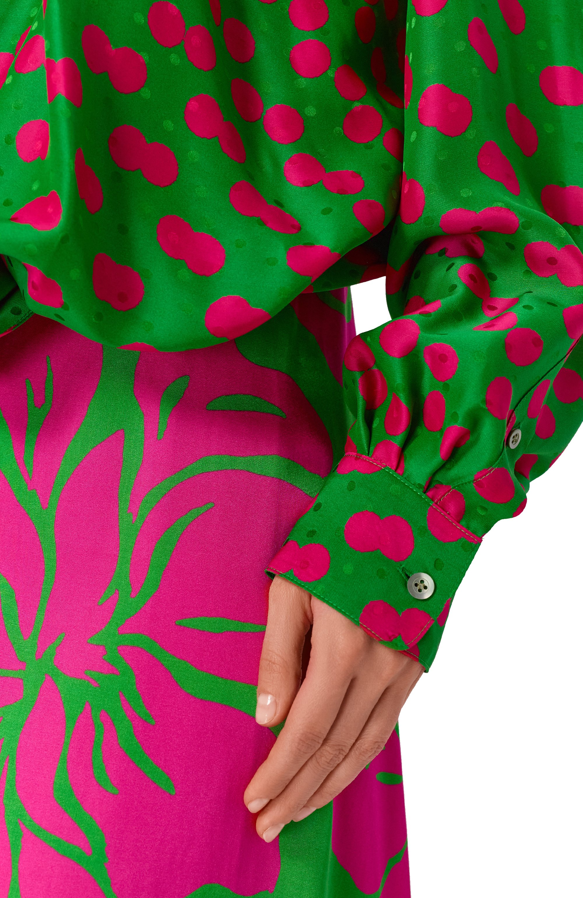 Блузка из вискозы и шелка DRIES VAN NOTEN, арт. 261-010744/3114, фото 5