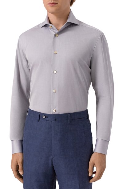 Хлопковая сорочка KITON, арт. UCCH0948806, фото 3