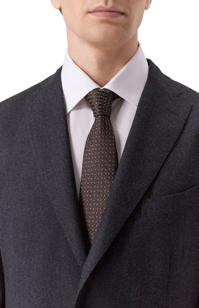 Шелковый галстук ZILLI, арт. CRAV2BM0600VZ0V00, фото 2