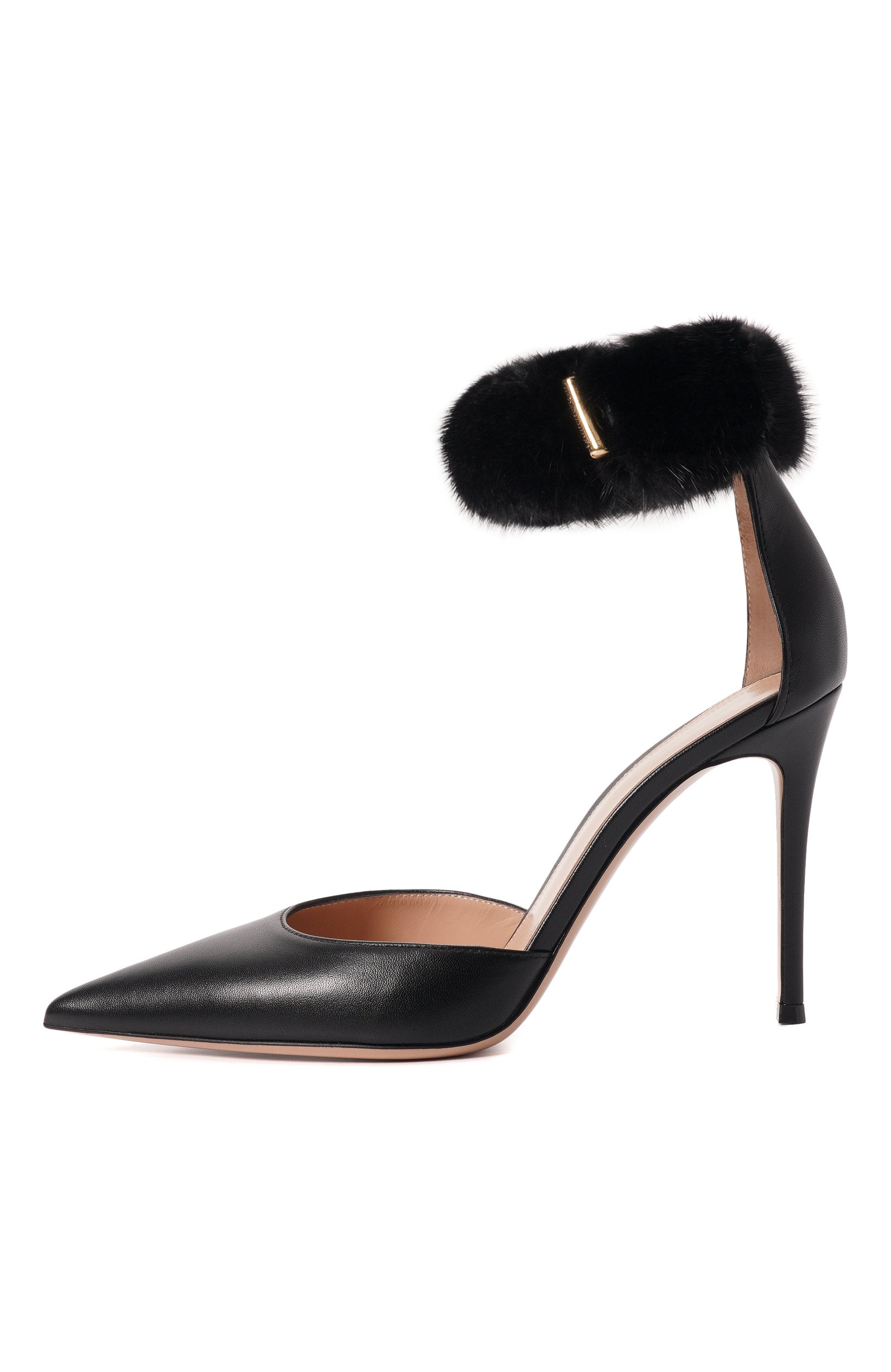 Кожаные туфли letizia 95 GIANVITO ROSSI, арт. G41099.95RIC.NVVNNER, фото 4