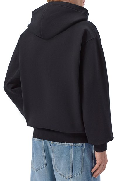 Хлопковое худи JACQUEMUS черного цвета по цене 46700 руб., арт. 25EH0M00247/AJ00126, фото 4 Хлопковое худи JACQUEMUS, арт. 25EH0M00247/AJ00126, фото 4