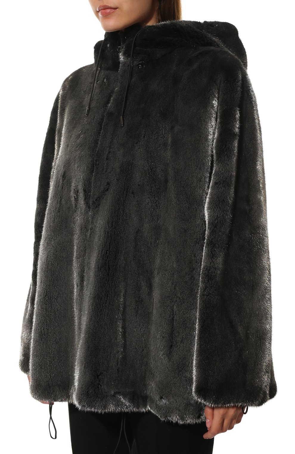Шуба из норки DOLCE & GABBANA черного цвета по цене 2575000 руб., арт. F9K37F/GEV34, фото 3 Шуба из норки DOLCE & GABBANA, арт. F9K37F/GEV34, фото 3