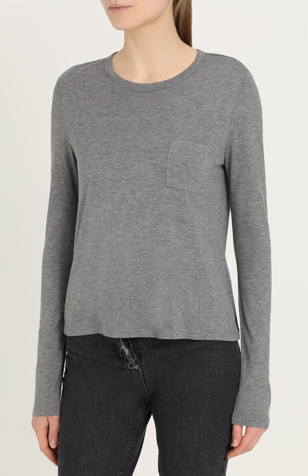 Лонгслив с круглым вырезом ALEXANDERWANG.T, арт. 4C991306A0, фото 3