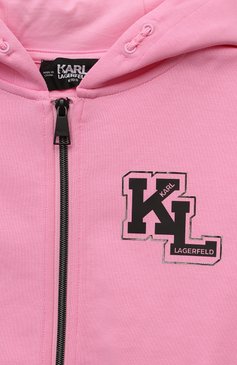 Детский толстовка KARL LAGERFELD KIDS фуксия цвета, арт. Z30097 | Фото 3 (Рукава: Длинные; Девочки Кросс-КТ: Толстовка-одежда; Материал внешний: Синтетический материал, Хлопок; Материал сплава: Проставлено; Драгоценные камни: Проставлено; Ростовка одежда: 7 лет | 122 см, 16 лет | 164 см, 13 - 15 лет | 158 см, 9 лет | 134 см, 12 лет | 152 см, 5 лет | 110 см)