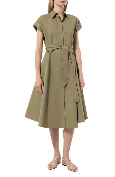 Хлопковое платье KITON, арт. D55375K0972C, фото 3