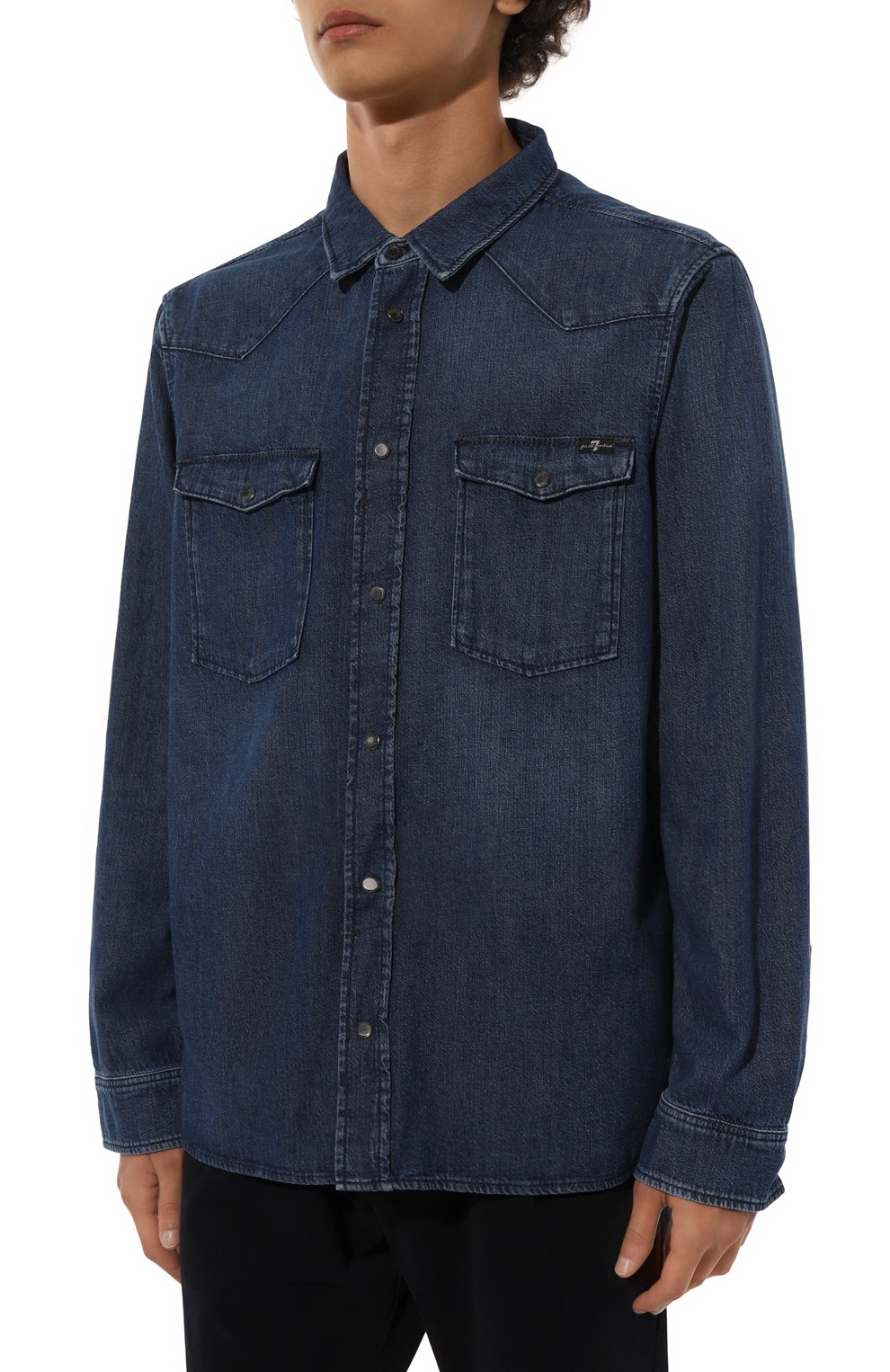 Джинсовая рубашка 7 FOR ALL MANKIND, арт. JS6MC210EX, фото 3