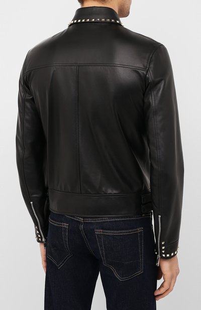 Кожаная куртка VALENTINO, арт. UV3NA02L2AD, фото 4