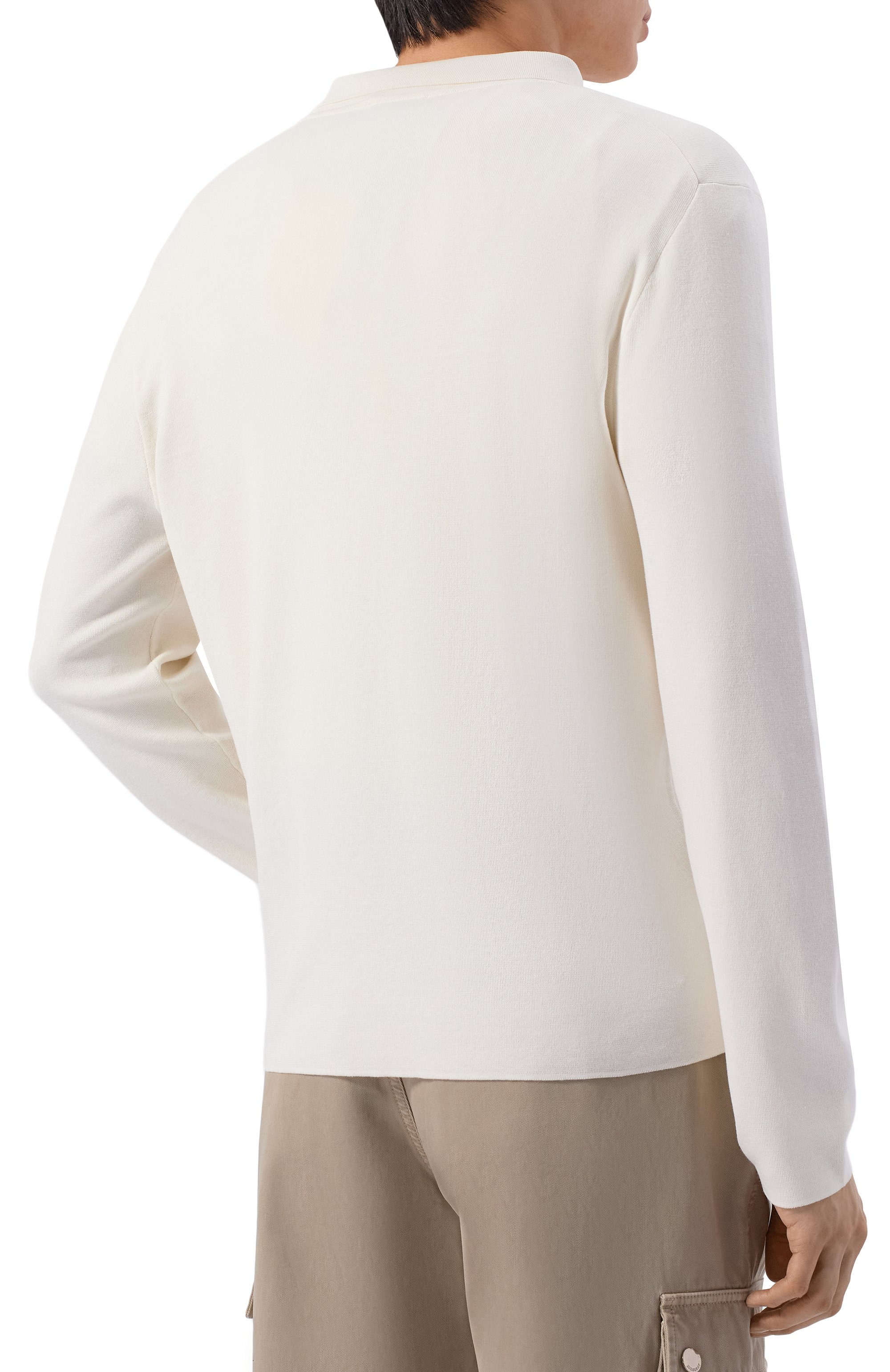 Рубашка из шелка и хлопка MVST, арт. M26.2PM.K104/Y201 KNIT SETA C0T0NE, фото 4