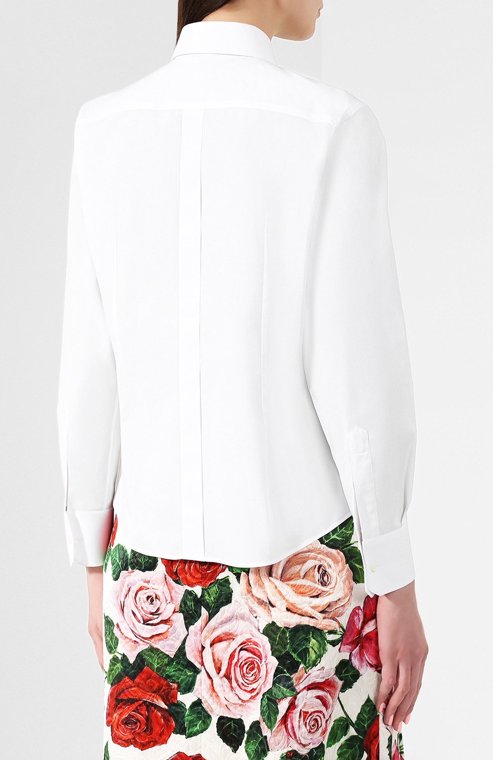 Хлопковая рубашка DOLCE & GABBANA, арт. F5K79T/FUEAJ, фото 4